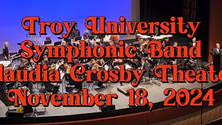 Troy University Symphonic Band - November 18, 2024