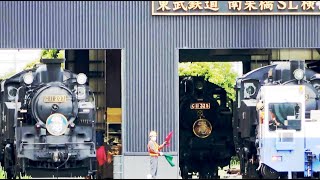 送】3重連ﾂｱｰ🚂SL大樹 運転に向け】東武  C11形123号   207  325号機 国鉄色 ｸﾗﾌﾞﾂｰﾘｽﾞﾑ