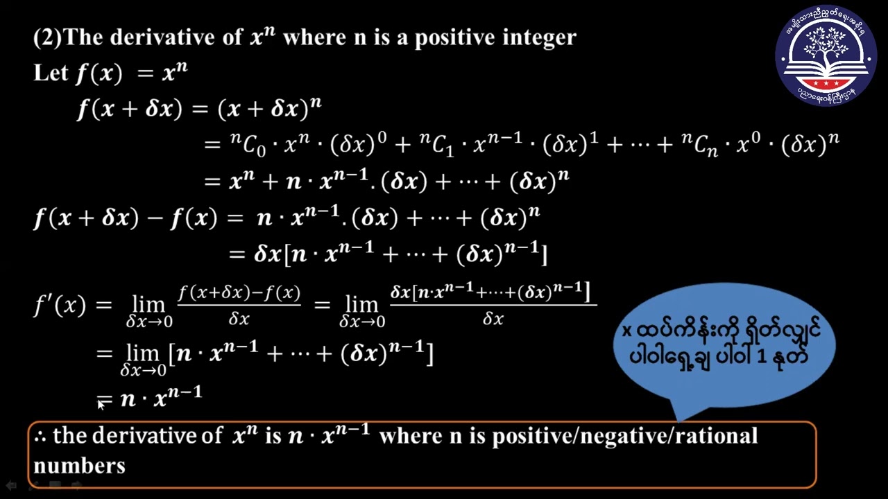 Grade 11 Mathematics, Chapter 12, Calculus Part 3 - YouTube