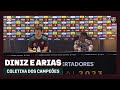 COLETIVA FERNANDO DINIZ E JHON ARIAS - FLUMINENSE CAMPEÃO DA CONMEBOL LIBERTADORES 2023