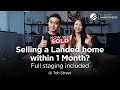 Selling a landed home within 1 month? Full staging included | How We Sold Toh Street  (Gavin Chan)