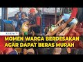 Kata Warga yang Rela Antre Berdesakan Demi Beli Beras Murah: Kita Rakyat Kecil!