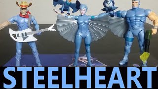 SUPER 7 ULTIMATES STEELHEART SILVERHAWKS REVIEW AND COMPARISONS TO GIJOE, MOTU AND KENNER