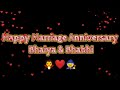 Happy marriage anniversary bhaiya & bhabhi! #happy#marriage #anniversary