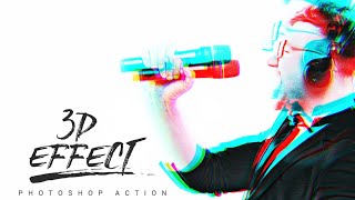 3D Effect Photoshop Action | 2850+ Professional Photoshop Actions | Artixty