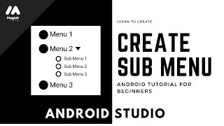 How to create Submenu in android studio | Menu 3| android tutorial| magizh