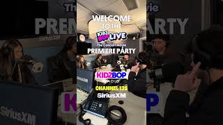 Are you listening to the KIDZ BOP Movie premiere party on KIDZ BOP Radio on SiriusXM channel 135?!