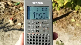 收音機收聽短波效果不好，把天線搭在金屬框上試試看  | Radio Antenna Testing