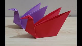DIY Crafts for Kids - Easy Origami Tutorial Paper Crane !