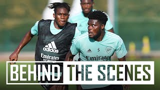 Welcome back, Thomas Partey! | Behind the scenes at Arsenal training centre