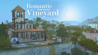 Romantic Vineyard | The Sims 4 Speed Build | CC