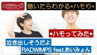 【男女デュエット曲】 泣き出しそうだよ / RADWIMPS feat. あいみょん 『ハモリ練習用』