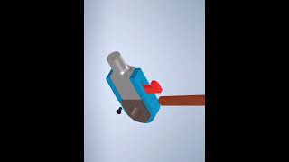 3D animation of Steam engine Connecting Rod End on Autodesk Inventor #shorts #trending #viral #3d