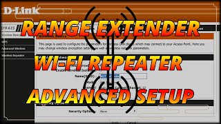 D-Link Router Wireless Repeater / Wireless Range Extender Full Setup