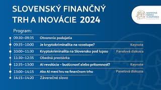 Slovenský finančný trh a inovácie 2024