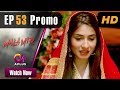 Pakistani Drama | Mala Mir - Episode 53 Promo |  Aplus | Maham Amir, Faria Sheikh, Ali Josh| C2T1