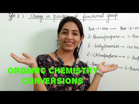 How do you do organic conversions?