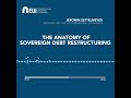 the anatomy of sovereign debt restructuring jeromin zettelmeyer piie