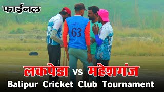 FINAL | L I C Lakpeda 🆚 Mahesh Ganj | Balipur Cricket Tournament |