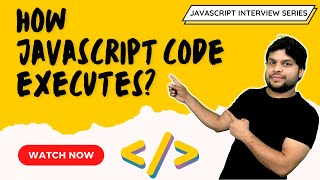 How JavaScript code executes ft. call stack and Global Execution context? 🔥. (Hindi) #codingbuddha