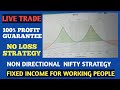 NON DIRECTIONAL NIFTY STRATEGY | 100% PROFIT GUARANTEE | DAILY FIXED INCOME | OPTION TRADING GURU |