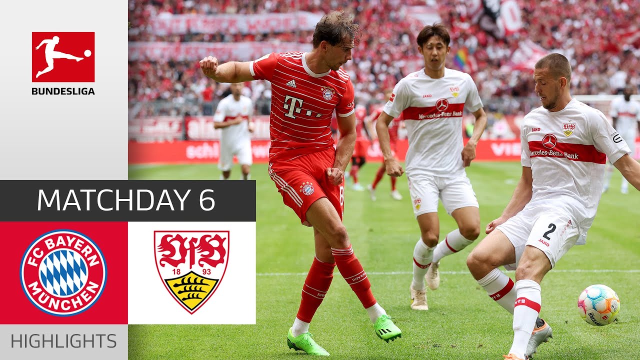 FC Bayern München - VfB Stuttgart 2-2 | Highlights | Matchday 6 ...