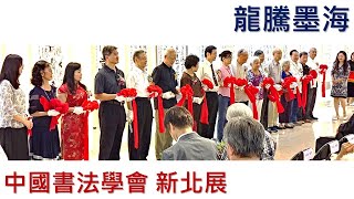 中國書法學會龍騰墨海新北展 開幕報導