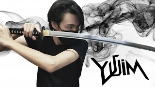 【YuiJiM】我買了第二把武士刀–影生！這東西也太重？！誰再給我用棒球握來握武士刀給我試看看！Katana Unboxing Review