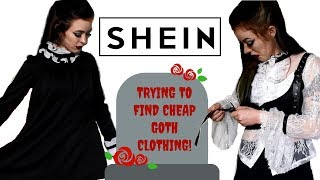 AFFORDABLE Goth Clothing Haul + Try On | Shein