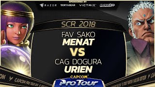 FAV Sako (Menat) vs CAG Dogura (Urien) - SCR 2018 Day 2 Top 32 - SFV - CPT 2018