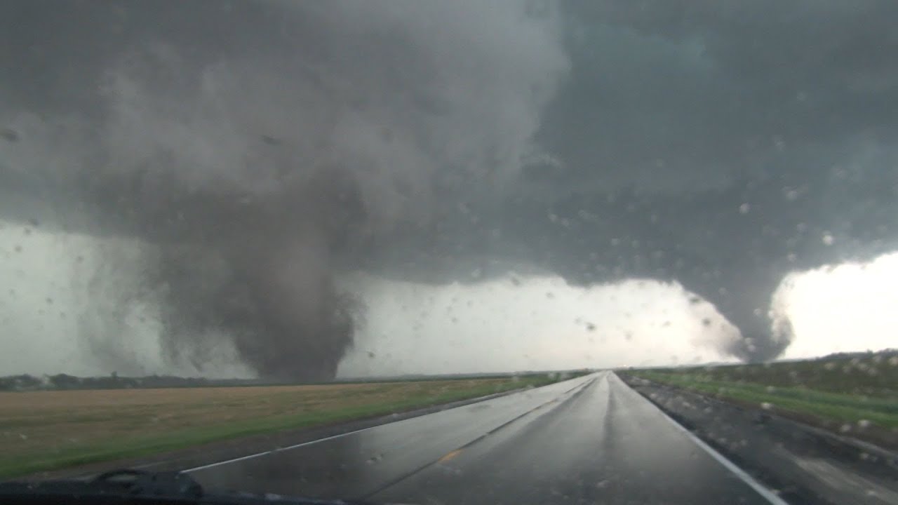 6/16/2014 Wakefield Nebraska Twin Wedge Tornado B-Roll - YouTube