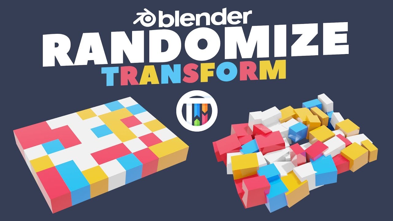 Blender 2.8 Eevee Tutorial - Randomize Transform - How To Rotate Or ...