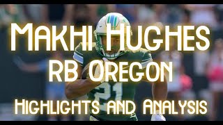 Most VIOLENT Runner in the Portal || Makhi Hughes RB Oregon || 2026 NFL Draft Prospect