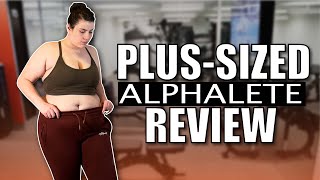 CAN A THICK GIRL WEAR ALPHALETE? Alphalete Athletics Try-On \u0026 Review | 100lb Weight Loss Journey