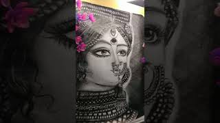 Durga maa sketch drawing video 📷 support  please 😭🥺@StudioofAryan #shortsfeed #viral #shorts #trend