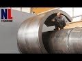 Cool And Creative Giant Metal Bending Process With Modern Machines And Skillful Workers