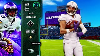 Is 96 Justin Jefferson the Best WR in MUT?