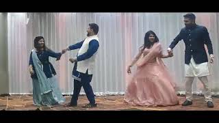 Pooja Vishal Gala n Other's Performance in Saura bh Shah Sangeet.#weddingdance @vishalgala86