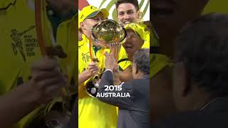 Lifting the World Cup trophy is always a special feeling 🙌 #cricket #cwc23 #cric