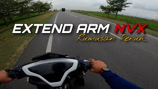 CERITA PENUH EXTEND ARM YAMAHA NVX 155 | ENGINE BRACKET MASVIRAL PALING CEROI!!