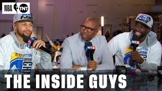 Steph Curry And Draymond Green Join Inside Guys After Clinching West | NBA on TNT presented by Kia