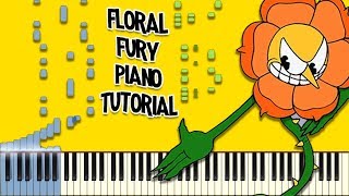 Floral Fury (from Cuphead) - Piano Tutorial