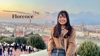 【VLOG】一個人在佛羅倫斯的小旅行🇮🇹。米開朗基羅廣場看夕陽・文藝復興之旅👩🏻‍🎨