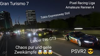 Gran Turismo 7 - PRL Amateure Rennen 4 - Tokyo Expressway South - Lancer EVO GT3 - PSVR2 - 4K 60 FPS