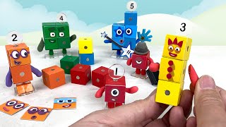 DIY Numberblocks Toys - Magnetic Cubes Poseable Figures ||  Keiths Toy Box