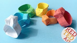 Origami Ring DIY Easy Paper Ring