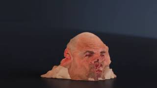 Man Variable Viscosity Head Melt with UVs RnD (Houdini, Redshift & Nuke)