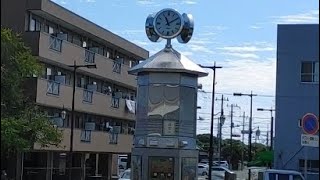 【調整中】磯原駅前設備からくり時計「野口雨情」