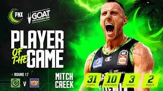GOAT Player of the Game - Mitch Creek (Round 17 vs Kings, NBL24)