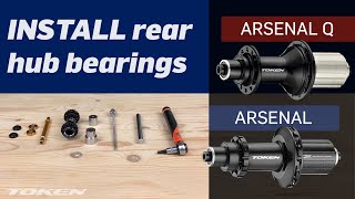 TOKEN Arsenal Hub \u0026 Arsenal Q Rear hub_ How to install hub bearings